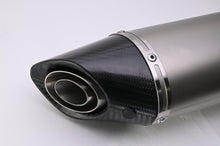 Load image into Gallery viewer, Universal Carbon endcap stainless silencer 51mm (ldex-us004) - DANMOTO EXHAUSTS