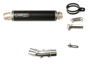 BMW F700GS 2008-2018 LCIPARTS ラウンドチタンカーボンスリップオンマフラー