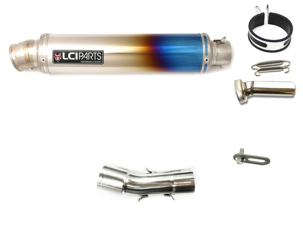  F800R マフラー　チタン　LCIパーツ　黒　　マット　バイク　二輪車 F800 – DANMOTO EXHAUSTS