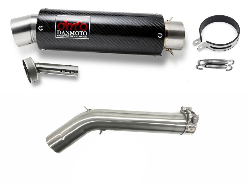 BMW F750GS 2019-2024 DANMOTO CARBON SLIP-ON MUFFLER – DANMOTO EXHAUSTS