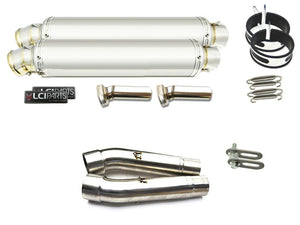 Ducati SS900 SS1000DS SS800 1998-2006 LCIPARTS ラウンドステンレススリップオンマフラー