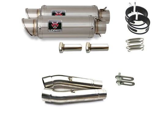 Ducati SS900 SS1000DS SS800 1998-2006 LCIショートステンレススリップオンマフラー