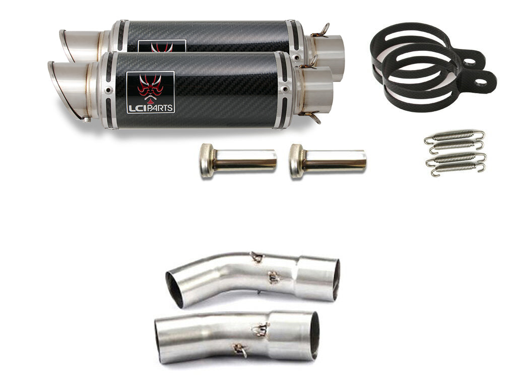 n*7様 DUCATI848 2008-10フルチタンパイプ＆ドライカーボンサイ