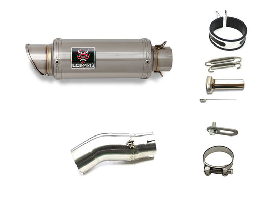Kawasaki NINJA H2SX / H2SX SE 2022-2024 (8BL-ZXT02P) LCIPARTS ショートステンレス スリップオン マフラー