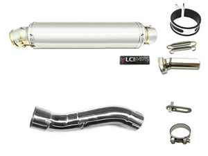 HONDA  XL750 TRANSALP LCIPARTS ラウンドステンレススリップオンマフラー