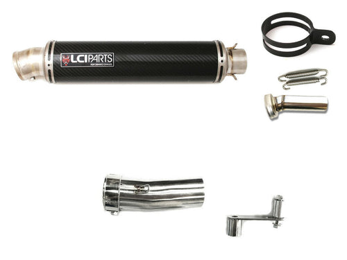 HONDA CRF1000L AFRICA TWIN 2016-2023 LCIPARTS ラウンドチタンカーボンスリップオンマフラー