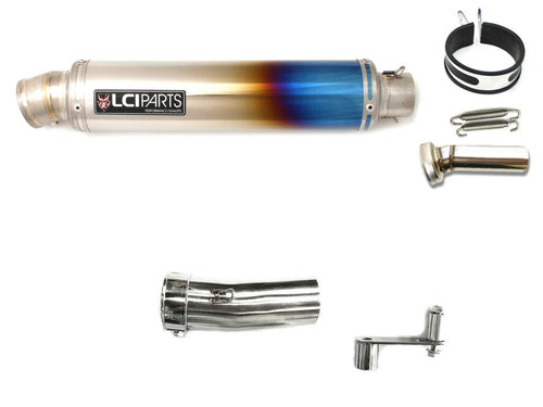 HONDA CRF1000L AFRICA TWIN 2016-2023 LCIPARTS ラウンドフルチタンスリップオンマフラー