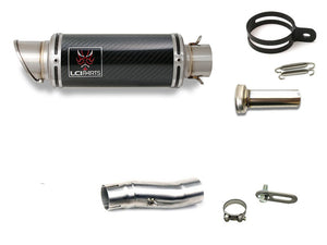 HONDA Integra700 750 LCIショートカーボンスリップオンマフラー
