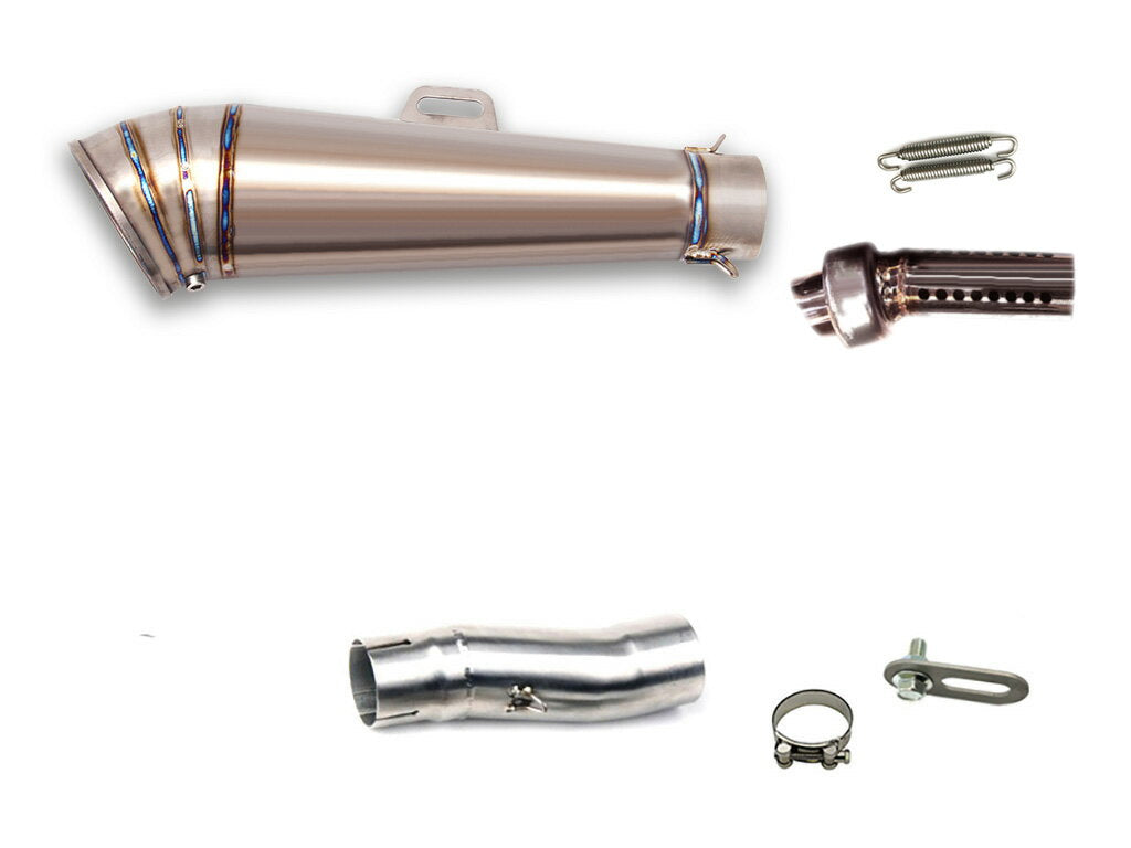 LCI PARTS ステンレスリップオン マフラー　NM4-01 NM4-02 NM4-01 NM4-02 LCIPARTS ラウンドステンレススリップオンマフラー LCI