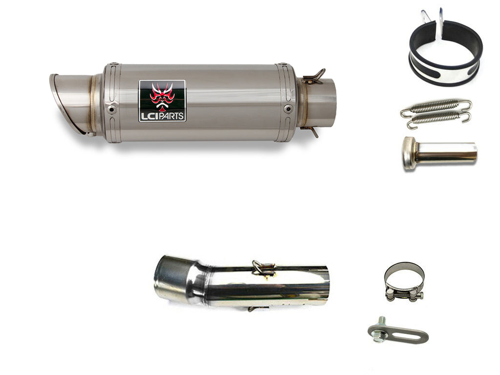 Kawasaki ER-4N/F 2006-2013 ER-6N/F 2006-2011 LCIショートステンレススリップオンマフラー