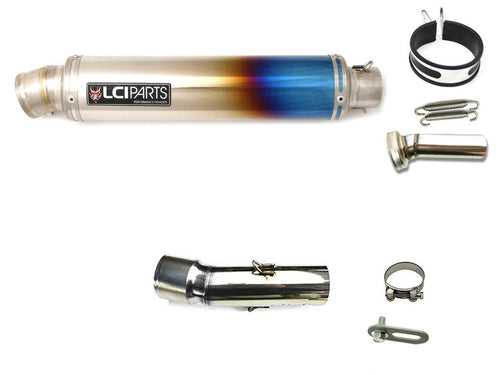 Kawasaki Z400 2019-2024 LCIPARTS ラウンドフルチタンスリップオンマフラー