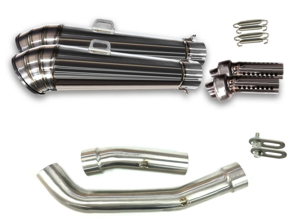 Kawasaki Z1000 2007-2009 LCIPARTS GPスチEƒ³レススリチE Eオンマフラー