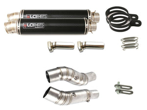 Kawasaki Z1000 2010-2019 LCIPARTS ラウンドチタンカーボンスリップオンマフラー