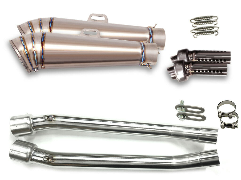 zzr250 　マフラー Kawasaki ZZR250 1990-2007 LCIPARTS GP TITANIUM SLIP-ON MUFFLER