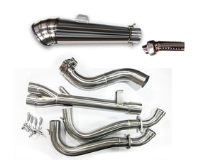 Suzuki GSX-8S 2023-2025 GSX-8R 2024-2025 LCIPARTS GP STAINLESS EXHAUST SYSTEMS