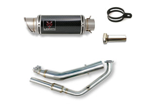 Yamaha YZF-R15 MT-15 LCIPARTS ショートカーボンフルエキゾーストマフラー
