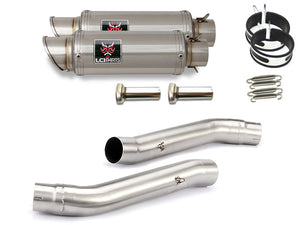 Kawasaki Z1000 2007-2009 LCIショートスチEƒ³レススリチE Eオンマフラー