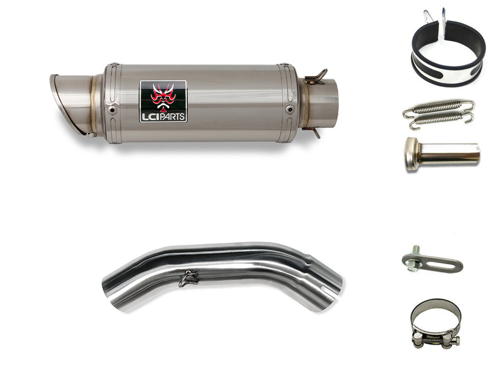 KTM DUKE125 DUKE200 DUKE250 DUKE390 2020-2023 LCIPARTS ショートステンレス スリップオン マフラー