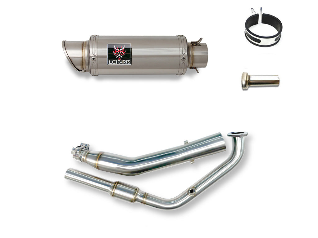 Yamaha　YZF-R15 MT-15 LCIショートステンレスフルエキゾーストマフラー