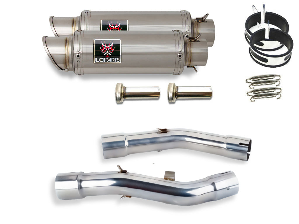 Yamaha FJR1300 2001-2022 LCIPARTS SHORT STAINLESS SLIP-ON MUFFLER