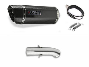 KTM DUKE125 DUKE200 2017-2019 LCIPARTS ツインエンド　カーボン スリップオンマフラー