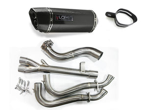 Suzuki GSX-8S 2023-2025 GSX-8R 2024-2025 LCIPARTS TWIN-END CARBON EXHAUST SYSTEMS