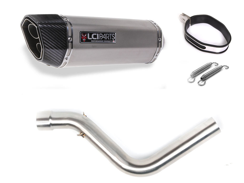 GPX Gentleman RACER 200 2019-2021 LCIPARTS ツインエンド　ステンレス スリップオンマフラー