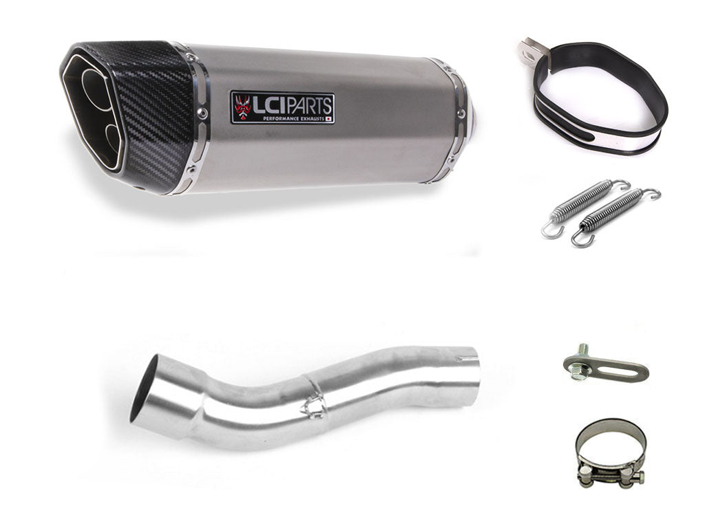 HONDA  XL750 TRANSALP LCIPARTS ツインエンド　ステンレス スリップオンマフラー