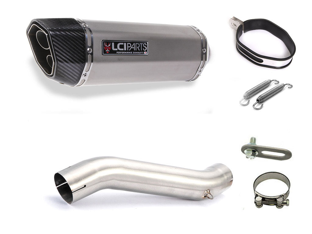 HONDA CBR400R 2013-2015 NC47 LCIPARTS ツインエンド　ステンレス スリップオンマフラー