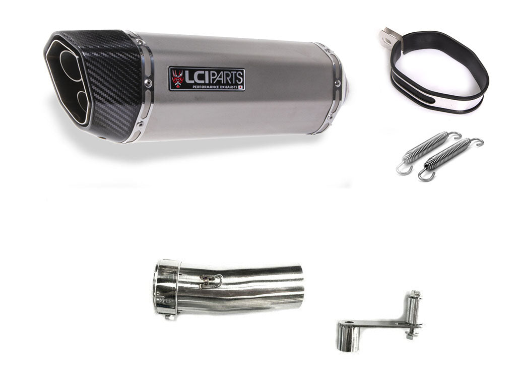 HONDA CRF1000L AFRICA TWIN 2016-2023 SD04 LCIPARTS ツインエンド　ステンレス スリップオンマフラー