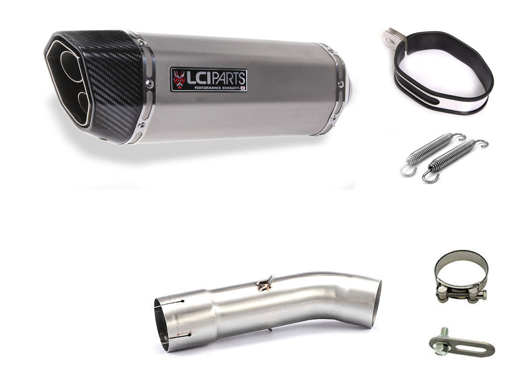 HONDA VFR800F 2014-2016 EBL-RC79 LCIPARTS TWIN-END STAINLESS SLIP 