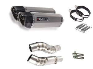 Kawasaki Z1000 2010-2020 LCIPARTS ツインエンド　ステンレス スリップオンマフラー