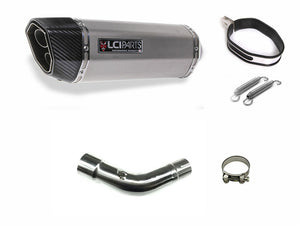 HONDA REBEL250 2017-2022 LCIPARTS TWIN-END STAINLESS SLIP-ON MUFFLER