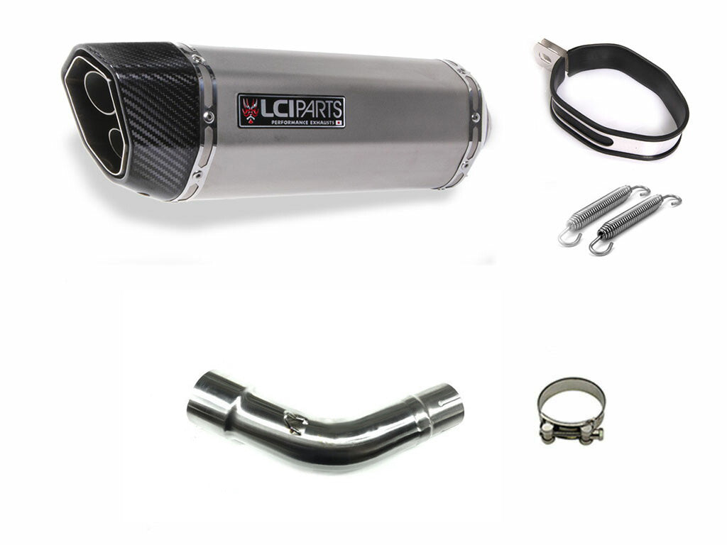 HONDA REBEL250 2017-2022 LCIPARTS TWIN-END STAINLESS SLIP-ON MUFFLER
