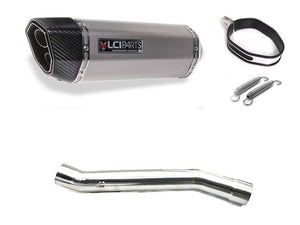 Suzuki INAZUMA400 1997-2001 LCIPARTS ツインエンド　ステンレス スリップオンマフラー