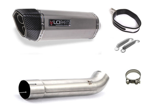 Triumph Daytona955i 2002-2005 LCIPARTS ツインエンド　ステンレス スリップオンマフラー