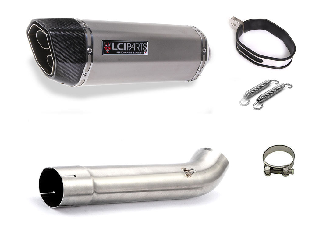 Triumph Daytona955i 2002-2005 LCIPARTS ツインエンド　ステンレス スリップオンマフラー