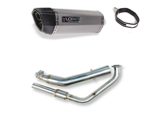 Yamaha　YZF-R15 MT-15 LCIPARTS ツインエンド　ステンレス フルエキゾーストマフラー