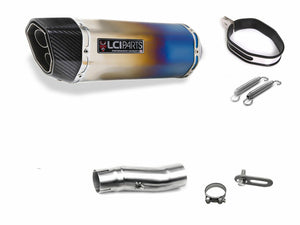 HONDA Integra700 750 2012-2016 RC62 RC71 LCIPARTS ツインエンド　チタン スリップオンマフラー