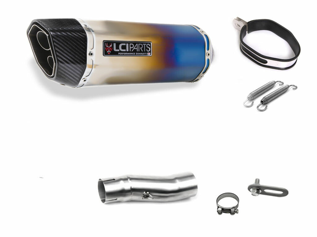 HONDA Integra700 750 2012-2016 RC62 RC71 LCIPARTS ツインエンド　チタン スリップオンマフラー