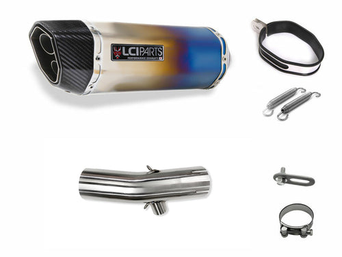 HONDA HAWK 11 ホーク11 2022-2024 (8BL-SC85) LCIPARTS ツインエンド チタン スリップオン マフラー