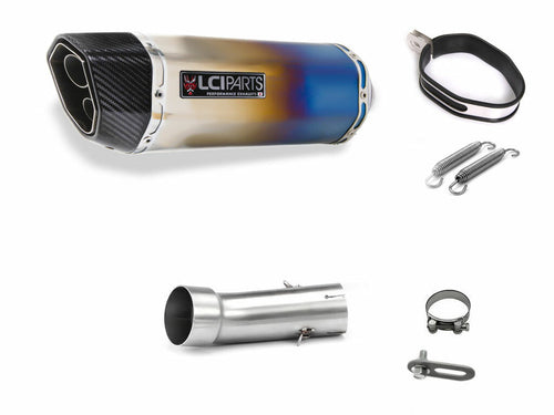 Kawasaki Z400 2019-2024 LCIPARTS ツインエンド　チタン スリップオンマフラー