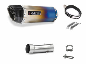 Kawasaki Z400 2019-2024 LCIPARTS ツインエンド　チタン スリップオンマフラー