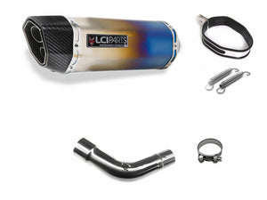 HONDA REBEL500 2017-2024 LCIPARTS TWIN-END TITANIUM SLIP-ON MUFFLER