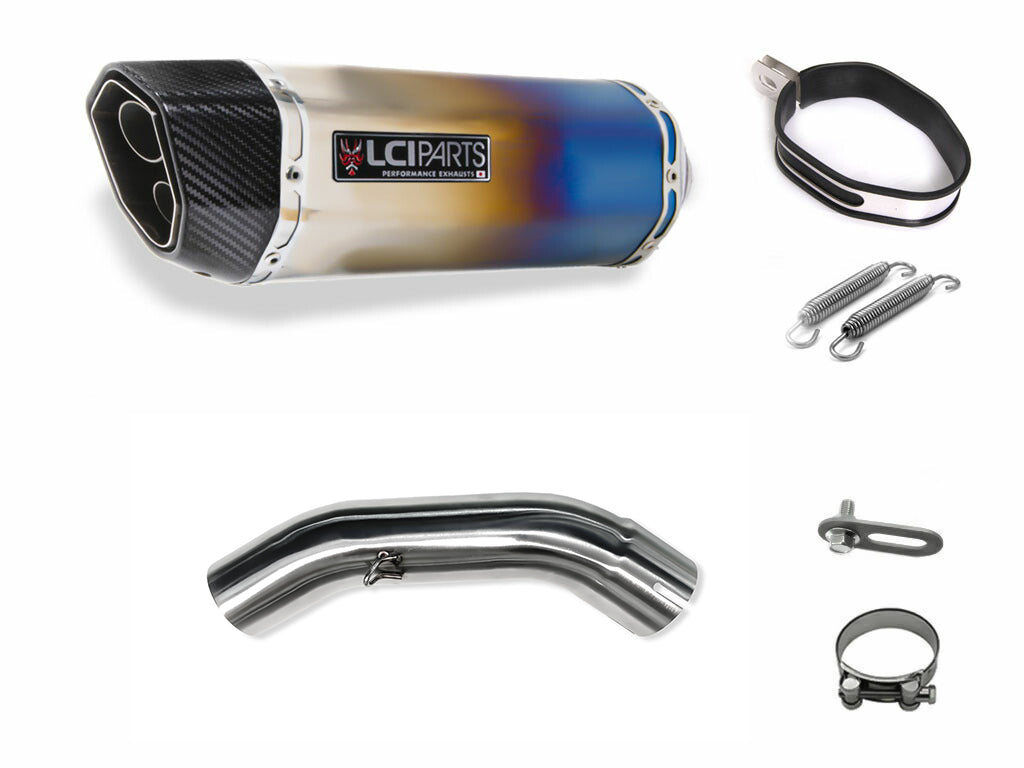ハスクバーナ  Husqvarna　SVARTPILEN 250 401 2020-2023 LCIPARTS ツインエンド チタン スリップオン マフラー