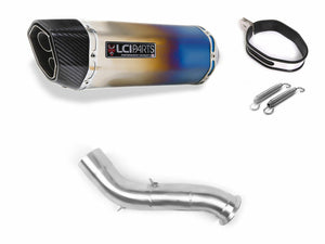 KTM 890 ADVENTURE 2021-2024 LCIPARTS LCI TWINEND TITANIUM SLIP-ON MUFFLER