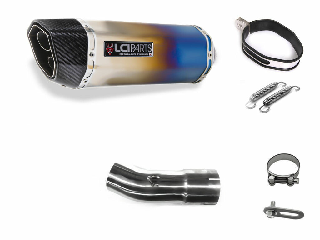 Suzuki GSX-R1000 L2L6 2012-2016 LCIPARTS ツインエンド　チタン スリップオンマフラー