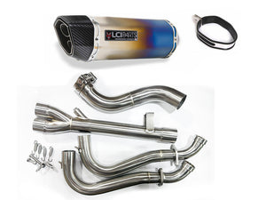 Suzuki GSX-8S 2023-2025 GSX-8R 2024-2025 LCIPARTS TWIN-END TITANIUM EXHAUST SYSTEMS