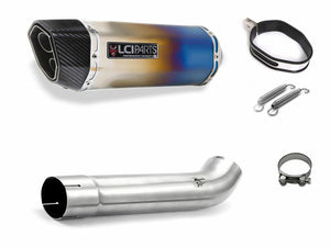 Triumph Daytona955i 2002-2005 LCIPARTS ツインエンド　チタン スリップオンマフラー