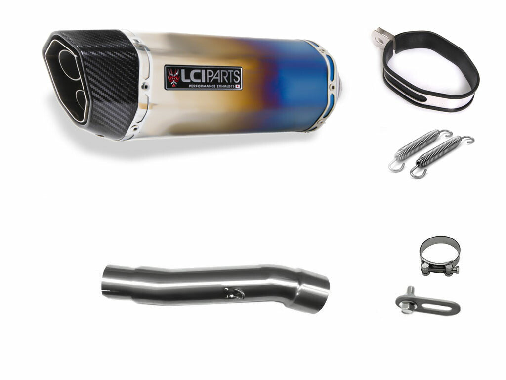 HONDA GB350S (8BL-NC59) 2021-2025 LCIPARTS ツインエンド　チタン スリップオンマフラー
